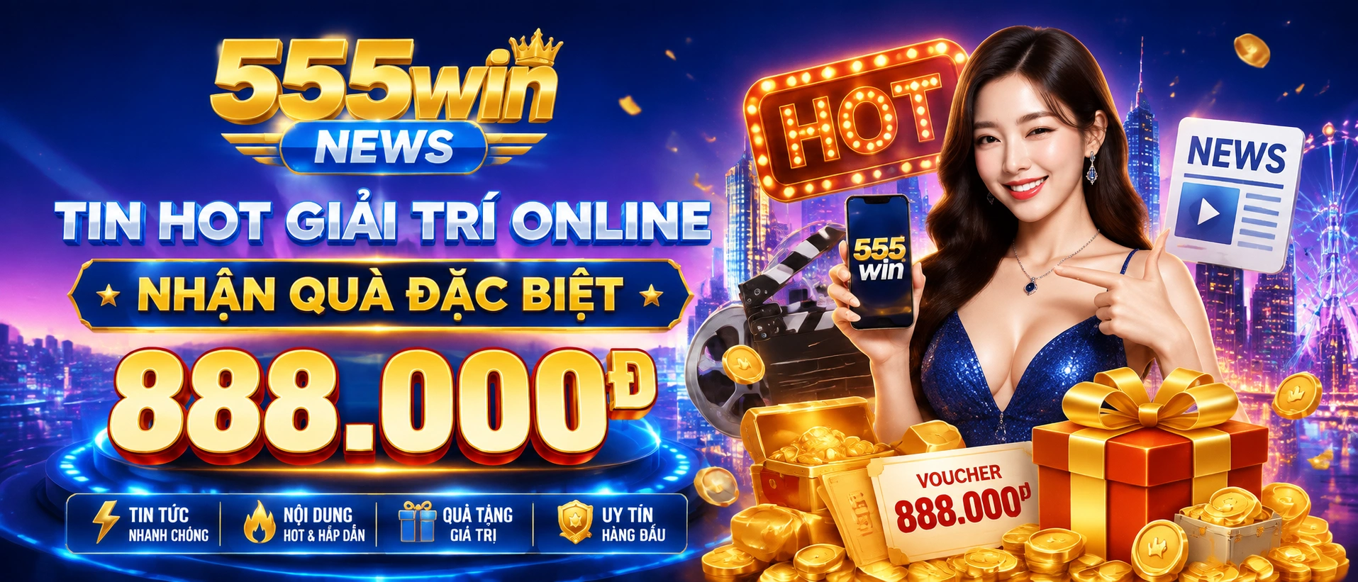 Ưu đãi lễ hội nổi bật trên 555win
