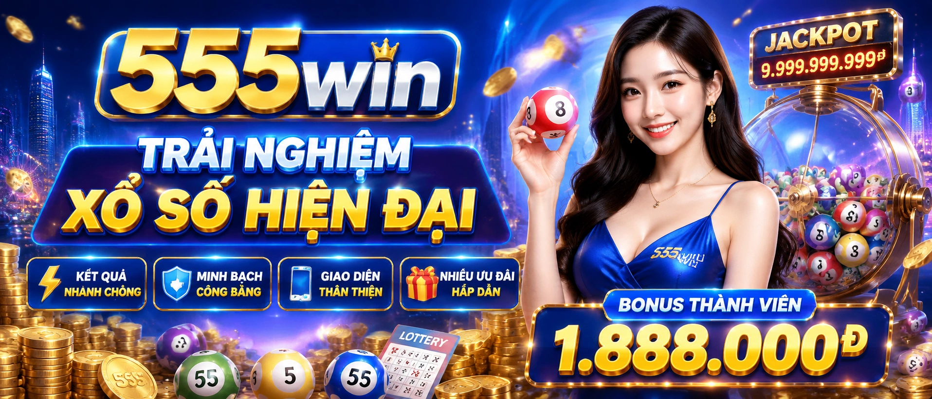 Thiết bị di động xem xổ số với giao diện responsive của 555win