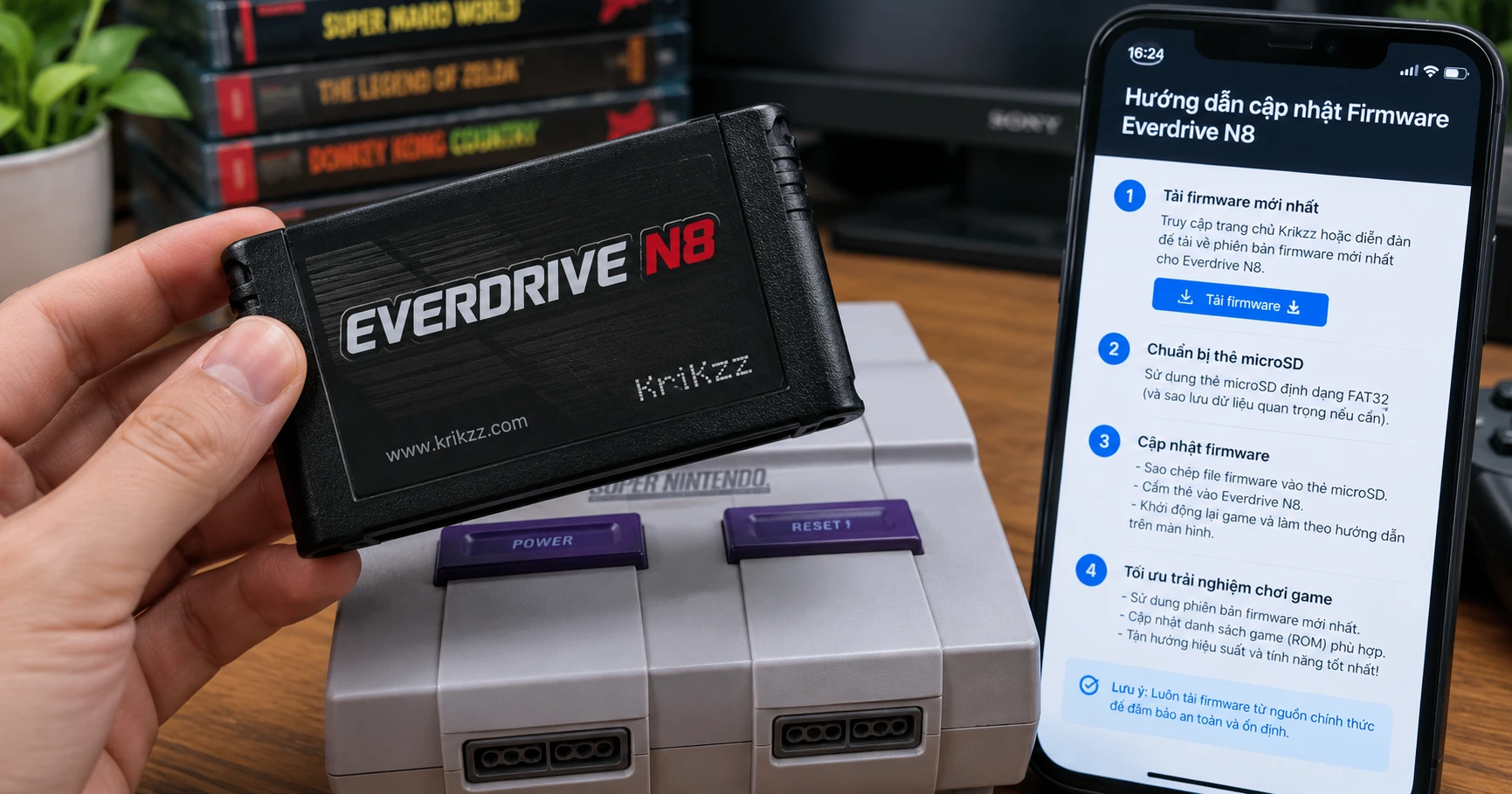 Everdrive N8 Firmware: Hướng Dẫn Cập Nhật Và Tối Ưu Trải Nghiệm Chơi Game - image 3